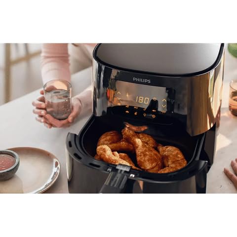 PHILIPS HD9270/70 2000 Watt Digital Air Fryer with Rapid Air Technology (Black)6.2 liter - Image 4