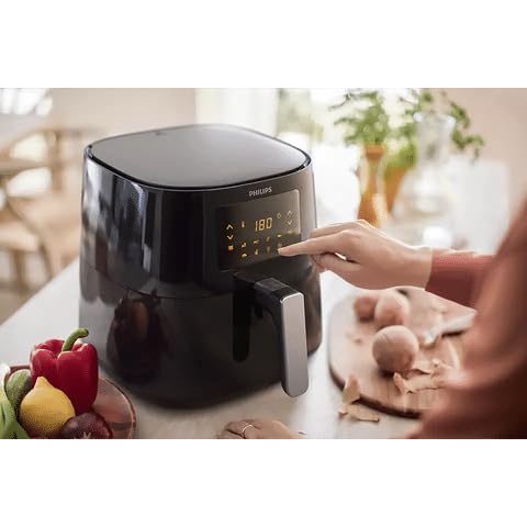 PHILIPS HD9270/70 2000 Watt Digital Air Fryer with Rapid Air Technology (Black)6.2 liter - Image 6