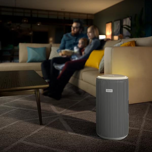 PHILIPS Smart Air Purifier AC3220/60 Upto 135 m2 Room Size Smart Portable Air Purifier Real Time AQI Display|Covers upto 600 sqft 520 m3/h|(Silver, Arctic White) - Image 5