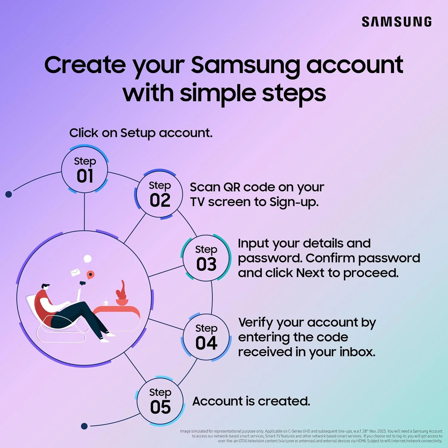 Samsung 108 cm (43 inches) 4K Ultra HD Smart LED TV UA43CU8000KLXL (Titan Grey) - Image 4