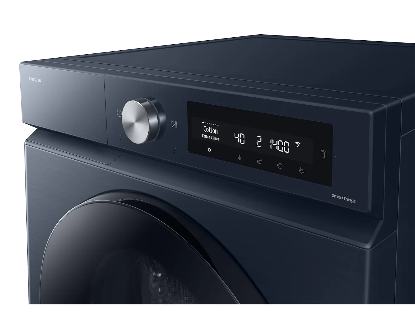 Samsung 12 kg, 5 Star, AI Control, Super Speed, Wi-Fi, Hygiene Steam with Inbuilt Heater, Digital Inverter, Fully-Automatic Front Load Washing Machine (WW12DB7B24GSTL, Navy) - Image 4