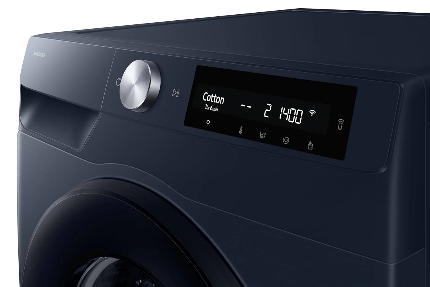 Samsung 12 kg, 5star, AI Control, AI Ecobubble, Super Speed, Wi-Fi, Hygiene Steam with Inbuilt Heater, Digital Inverter, Fully-Automatic Front Load Washing Machine (WW12DG6B24ASTL, Navy) - Image 6