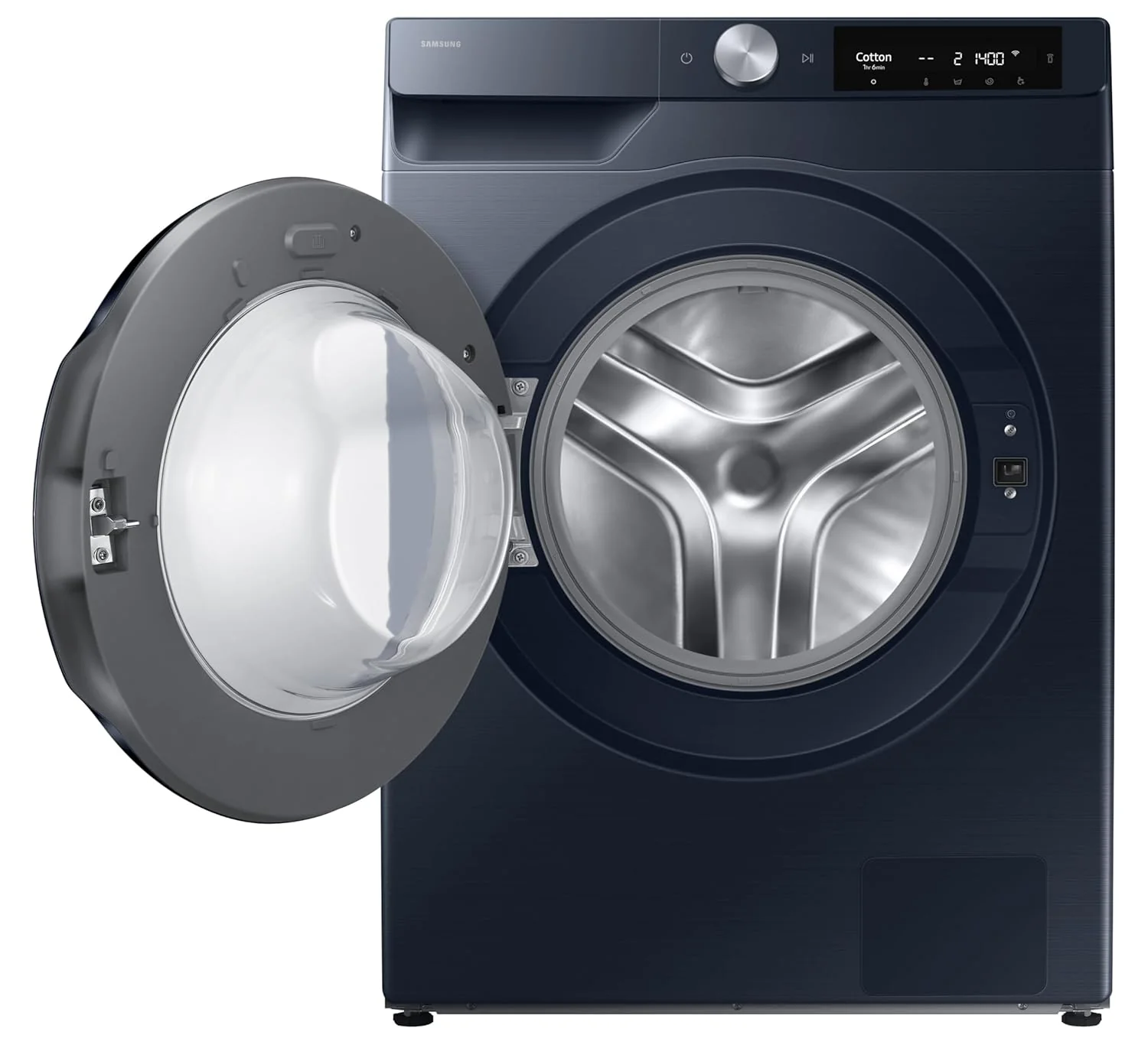Samsung 12 kg, 5star, AI Control, AI Ecobubble, Super Speed, Wi-Fi, Hygiene Steam with Inbuilt Heater, Digital Inverter, Fully-Automatic Front Load Washing Machine (WW12DG6B24ASTL, Navy) - Image 7