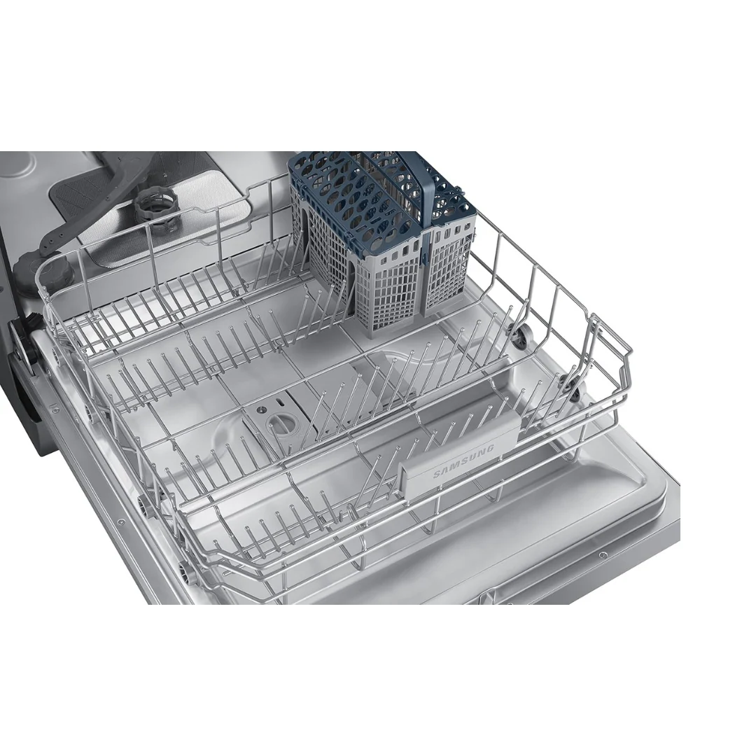 Samsung 13 Place Setting Freestanding Dishwasher with Intensive Wash (DW60M6043FS/TL, Stainless Steel, Hygiene Clean, Height Adjustable Rack) (Open Box / Without Box) - Image 10