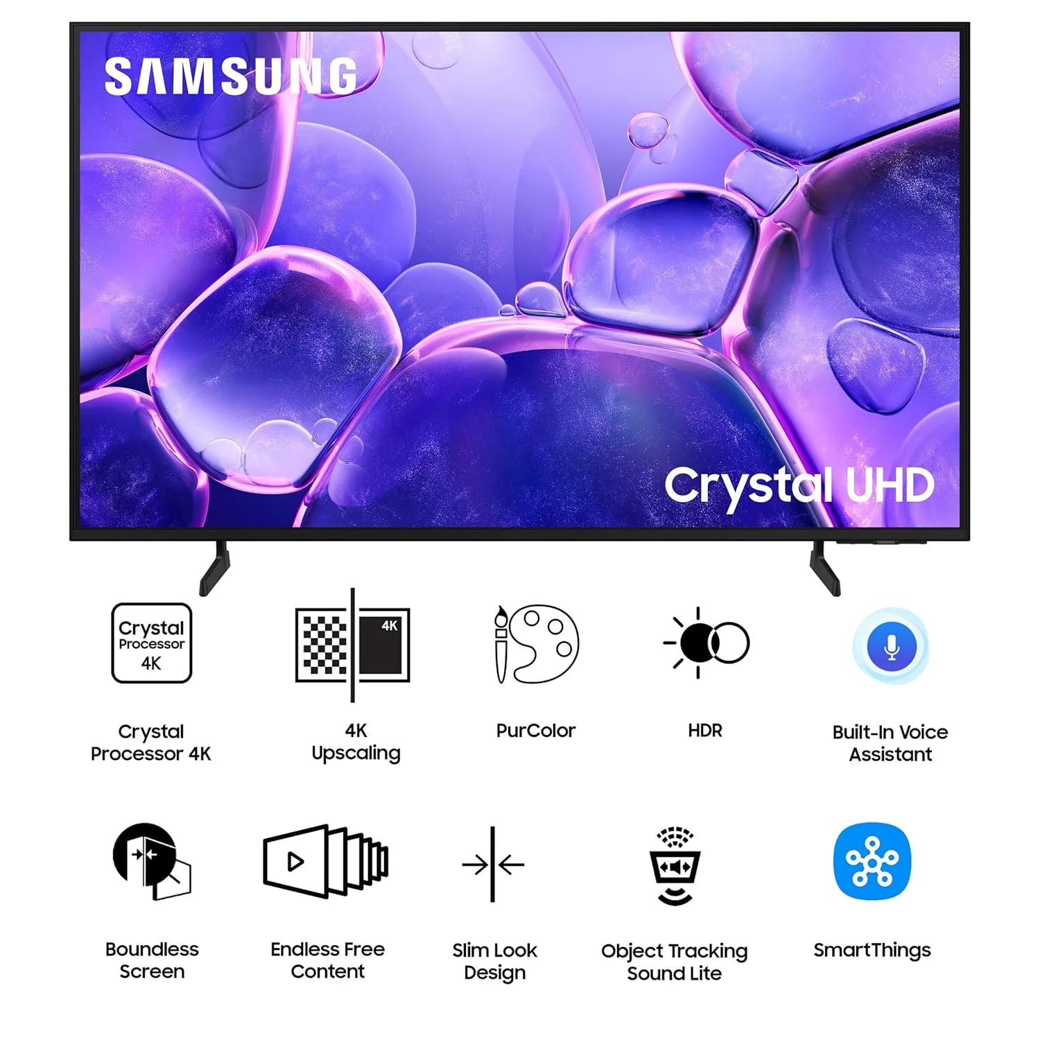 Samsung 138 cm (55 inches) Crystal 4K Ultra HD Smart LED TV UA55U8400FULXL (Black) - Image 2