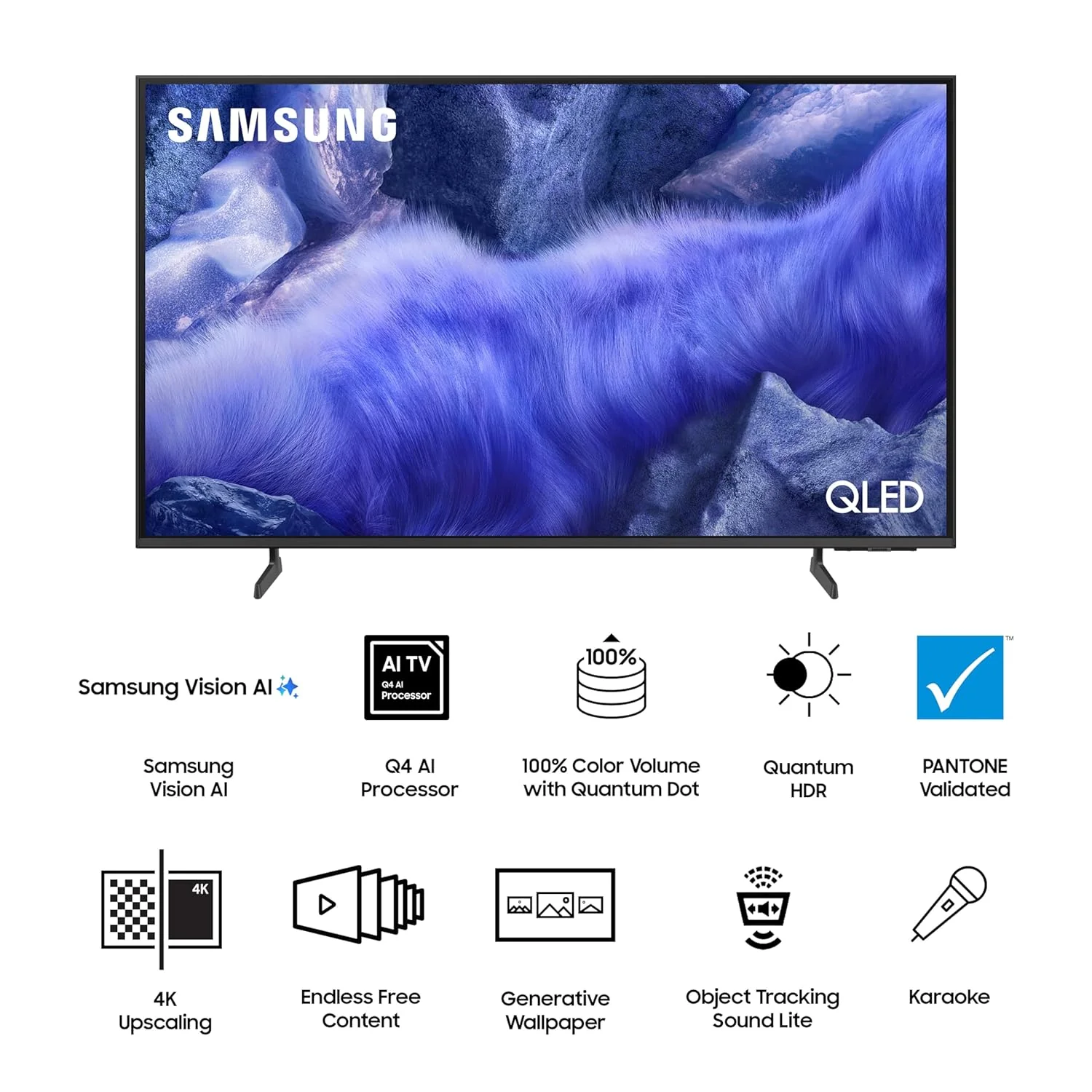 Samsung 140 cm (55 inches) Vision AI 4K Ultra HD Smart QLED TV - Image 7