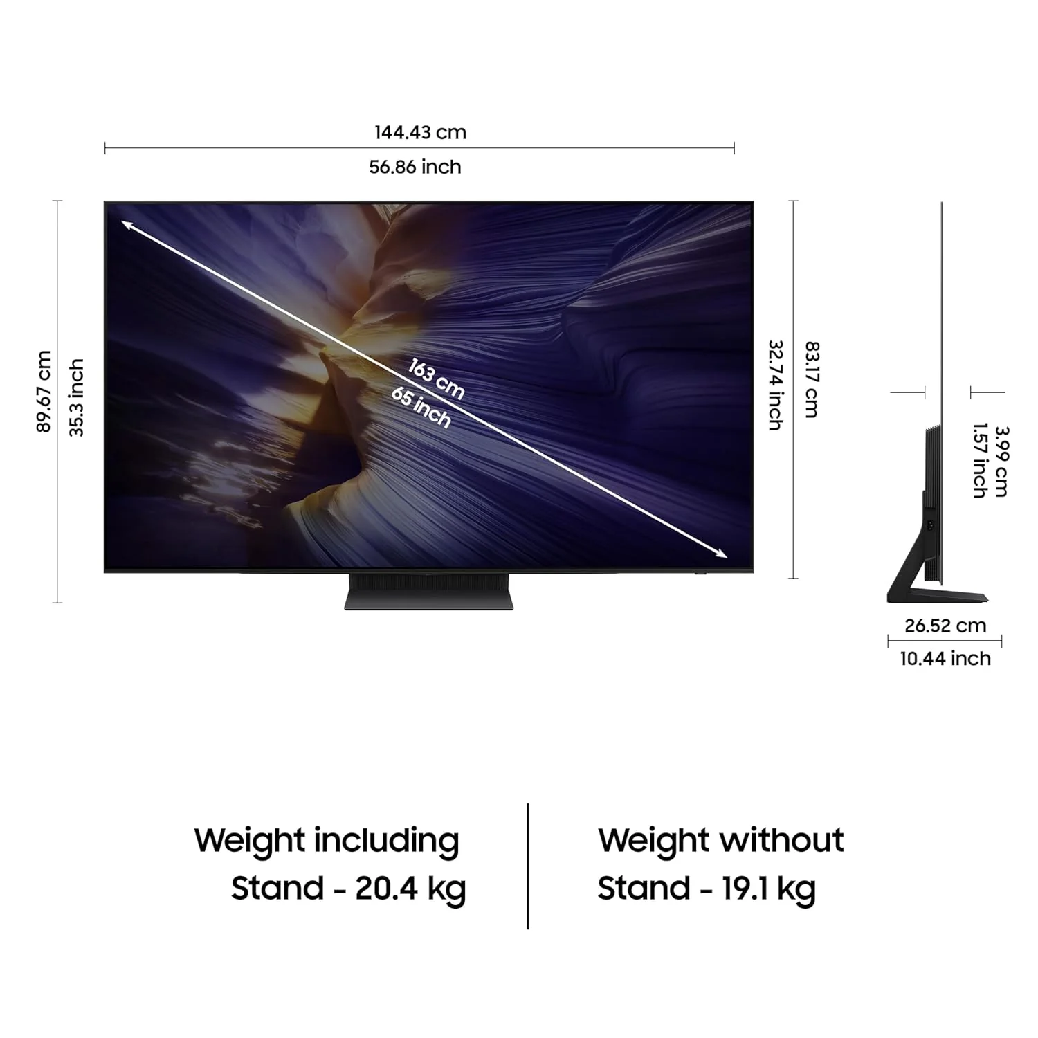 Samsung 163 cm (65 inches) 4K Ultra HD Smart OLED TV QA65S90FAELXL (Graphite Black) - Image 14