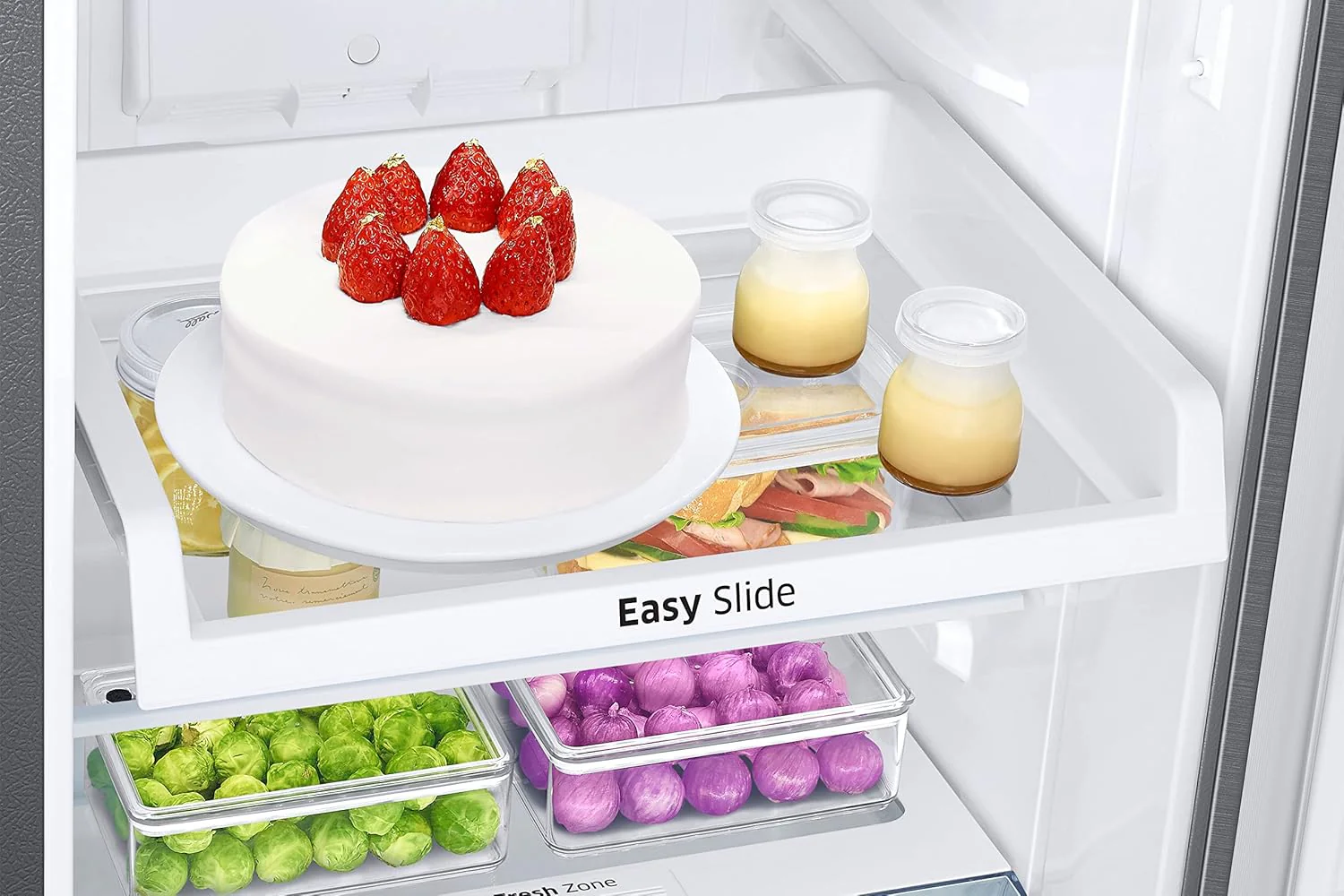 Samsung 236L 3 Star Convertible 3 In 1 Digital Inverter Frost-Free Double Door Refrigerator Appliance (RT28C3733SL/HL,Ez Clean Steel) - Image 4