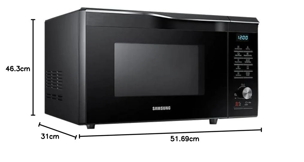 Samsung 28 L Convection Microwave Oven with SlimFry (MC28A6036QK/TL, Black) - Image 9
