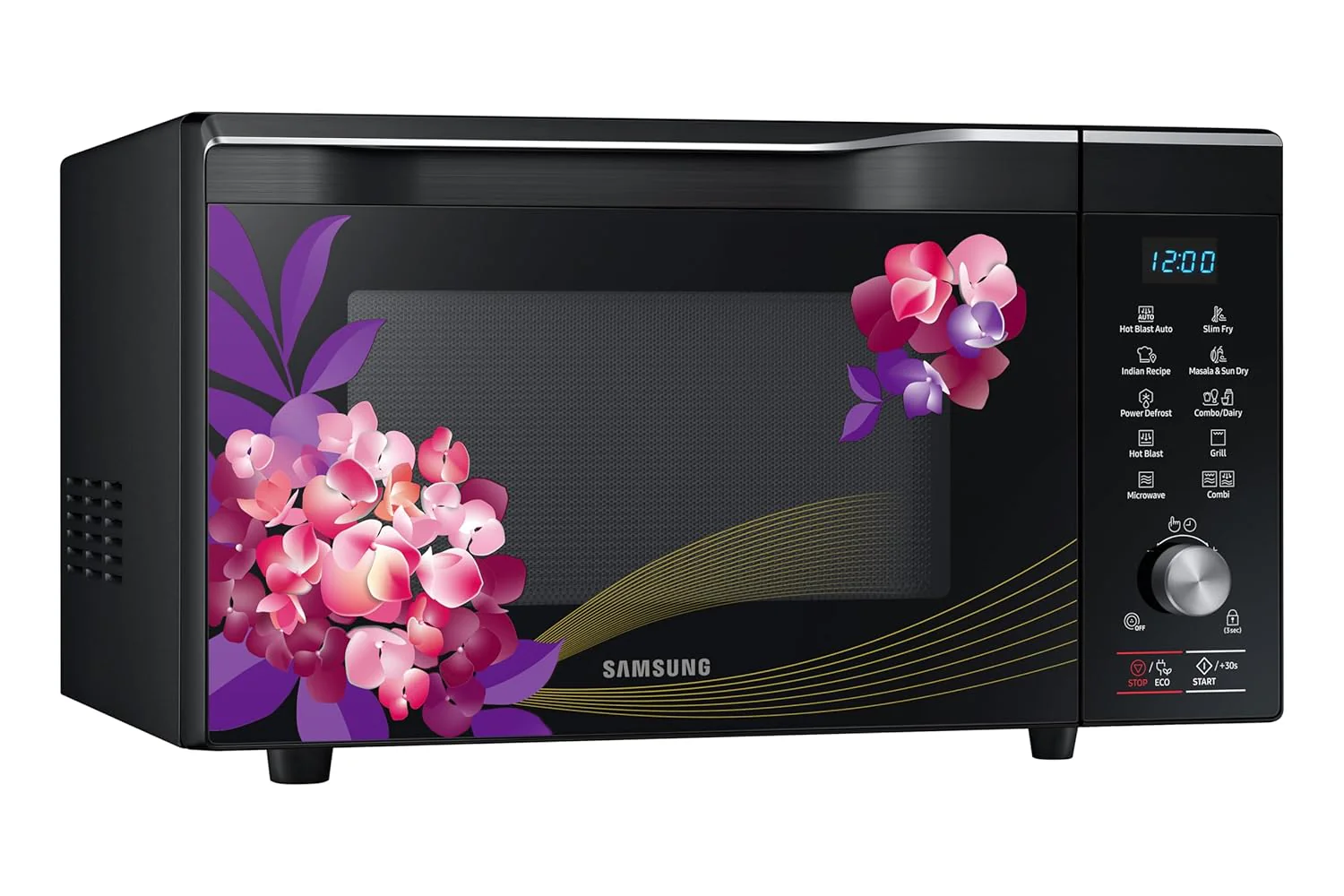 Samsung 32L Convection Microwave Oven (MC32K7056CH/TL, Black & Pattern, 10 Yr warranty) - Image 13