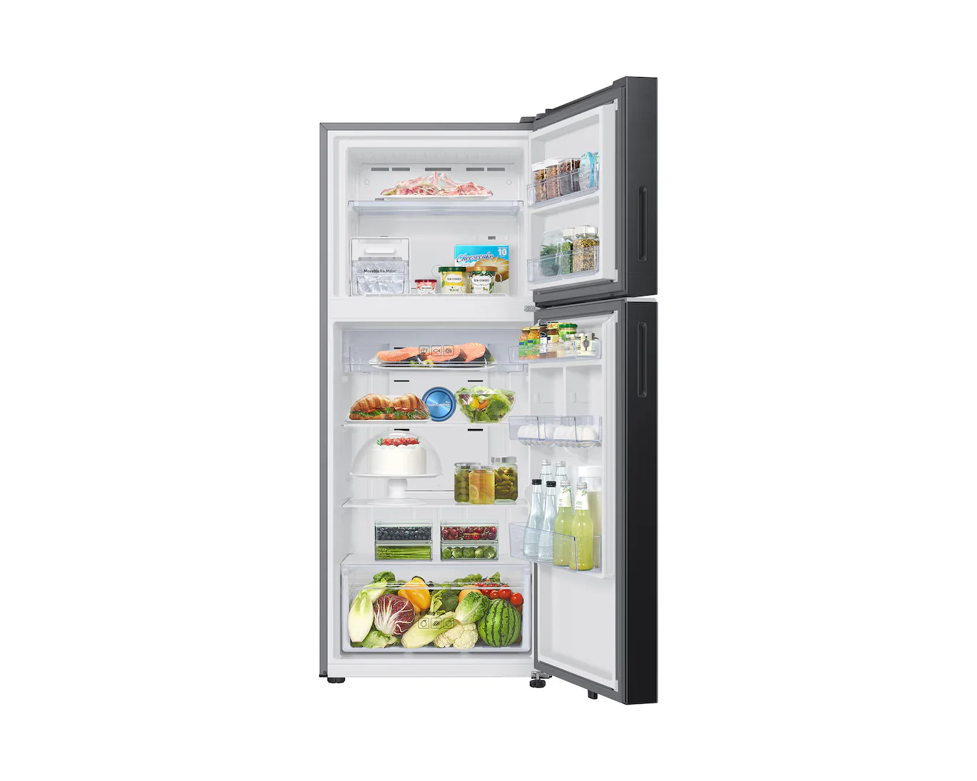 Samsung 396 L, 2 Star, Convertible 5-in-1, Digital Inverter, Frost Free Double Door, Bespoke AI WiFi Enabled Refrigerator (RT41DG6A2BB1HL, Black Matt ) - Image 3