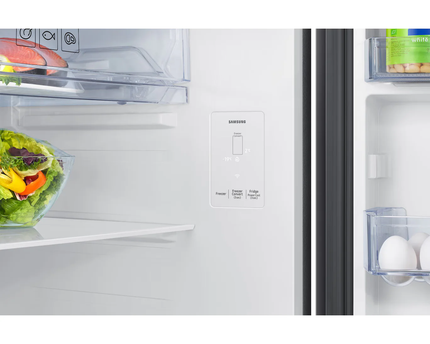 Samsung 396 L, 2 Star, Convertible 5-in-1, Digital Inverter, Frost Free Double Door, Bespoke AI WiFi Enabled Refrigerator (RT41DG6A2BB1HL, Black Matt ) - Image 4