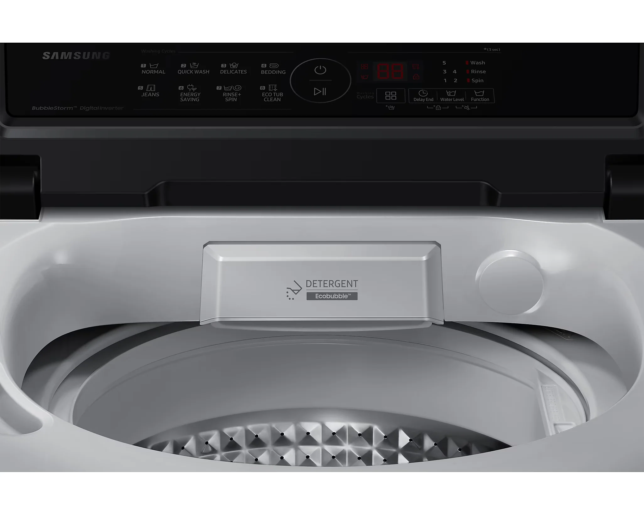 Samsung 7.0 kg Ecobubble™ Top Load Washing Machine, WA70BG4441BY - Image 3