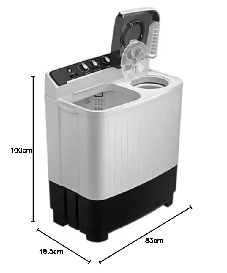 Samsung 7.5 5 Star Semi-Automatic Top Load Washing Machine Appliance (WT75B3200GG/TL,LIGHT GRAY) - Image 9