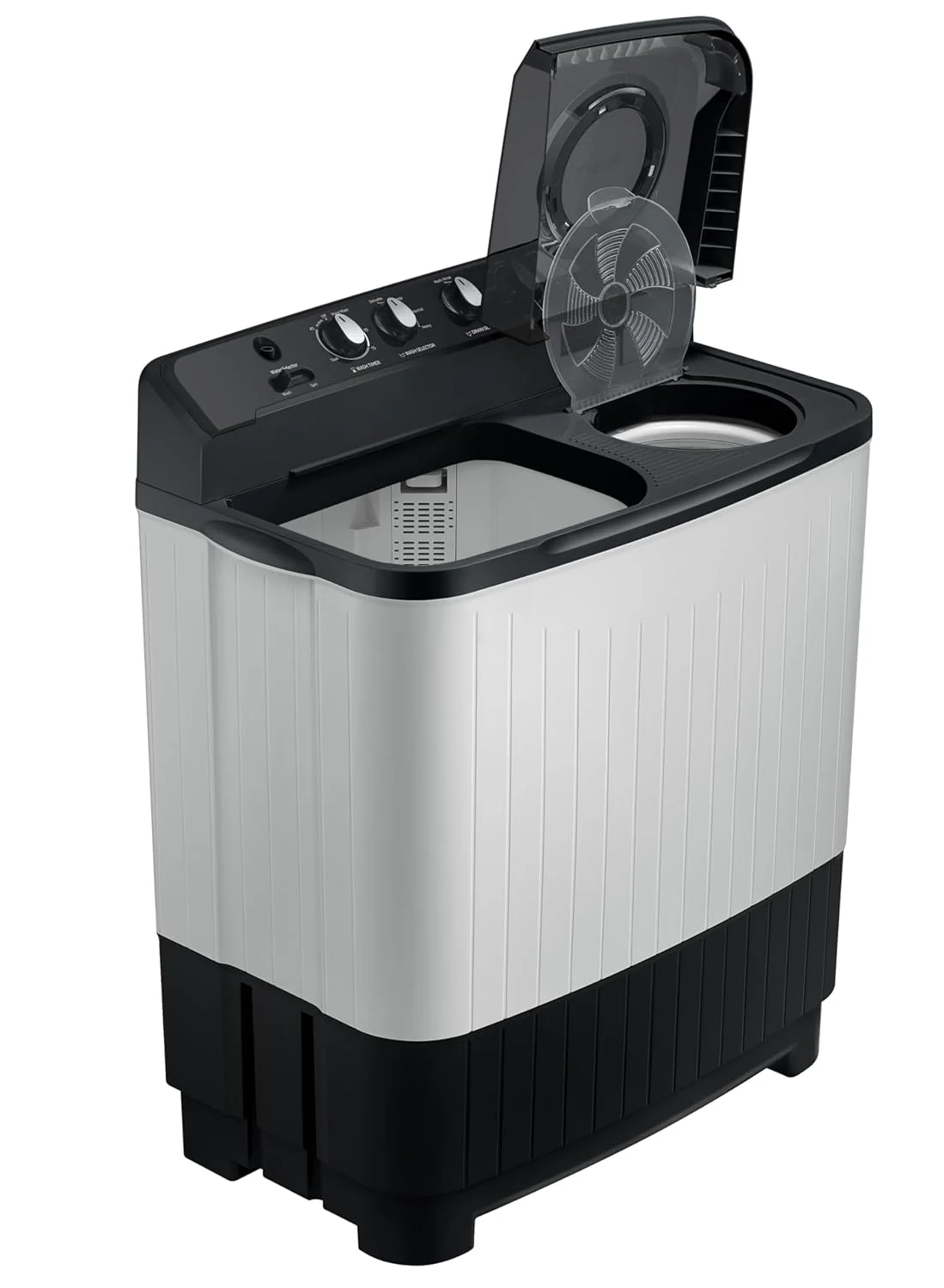 Samsung 7.5 kg, 5 Star, Semi-Automatic Top Load Washing Machine (WT75C3200GG/TL, Air Turbo Drying, Light Gray) - Image 10