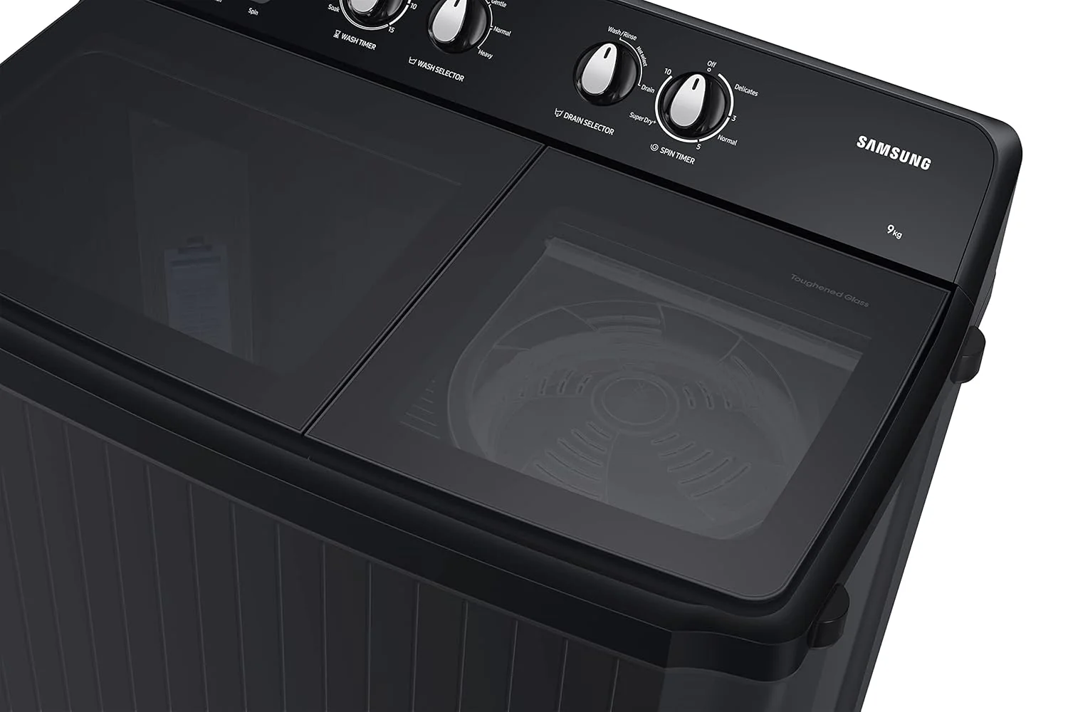Samsung 9 5 Star Semi-Automatic Top Load Washing Machine Appliance (WT90B3560GB/TL,DARK GRAY) - Image 4