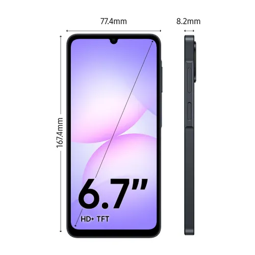 Samsung Galaxy A07 5G (6GB RAM, 128GB Storage) | MediaTek Dimensity 6300 | 6000mAh Battery | 120Hz Display | Black - Image 13