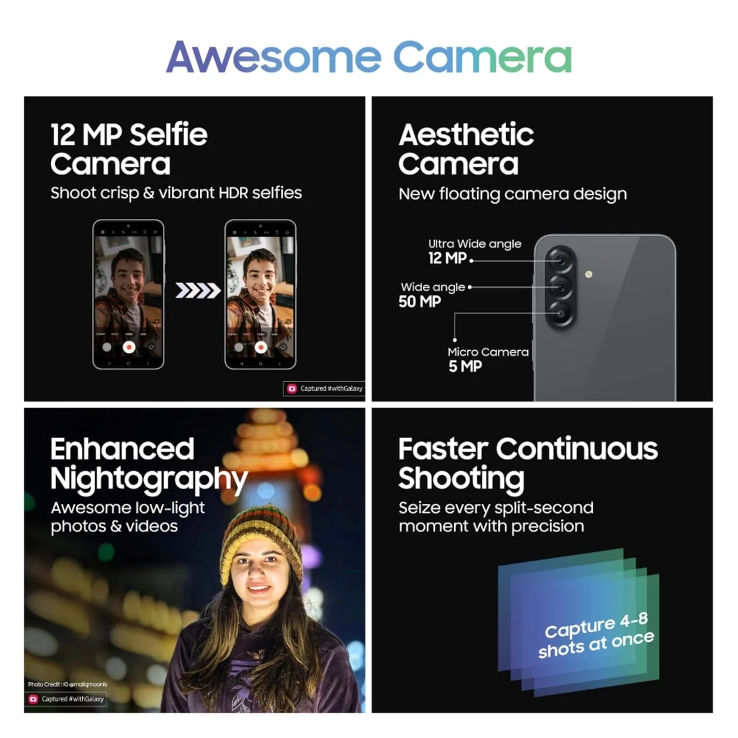 Samsung Galaxy A56 5G (Awesome Graphite, 12GB, 256GB) | Metal Frame | Gemini Live | Awesome Intelligence (AI): Circle to Search, Instant Slo-Mo, Auto-Trim, Object Eraser | Flagship Grade Camera - Image 11