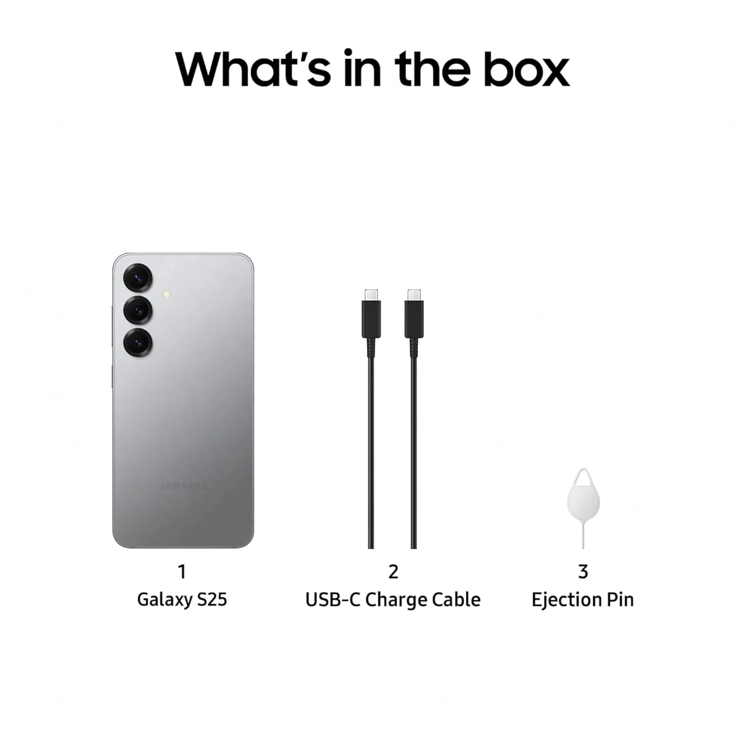 Samsung Galaxy S25 5G Smartphone with Galaxy AI (Silver Shadow, 12GB RAM, 256GB Storage), Snapdragon 8 Elite, 50 MP Camera with ProVisual Engine and 4000mAh Battery - Image 3