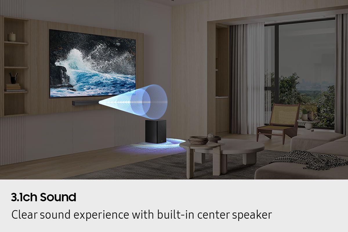 SAMSUNG HW-B650F/ZC 3.1 ch Soundbar with Dolby Digital, DTS Virtual:X, Q-Symphony, Bass Boost, Adaptive Sound, Bluetooth, HDMI, ARC - Image 5