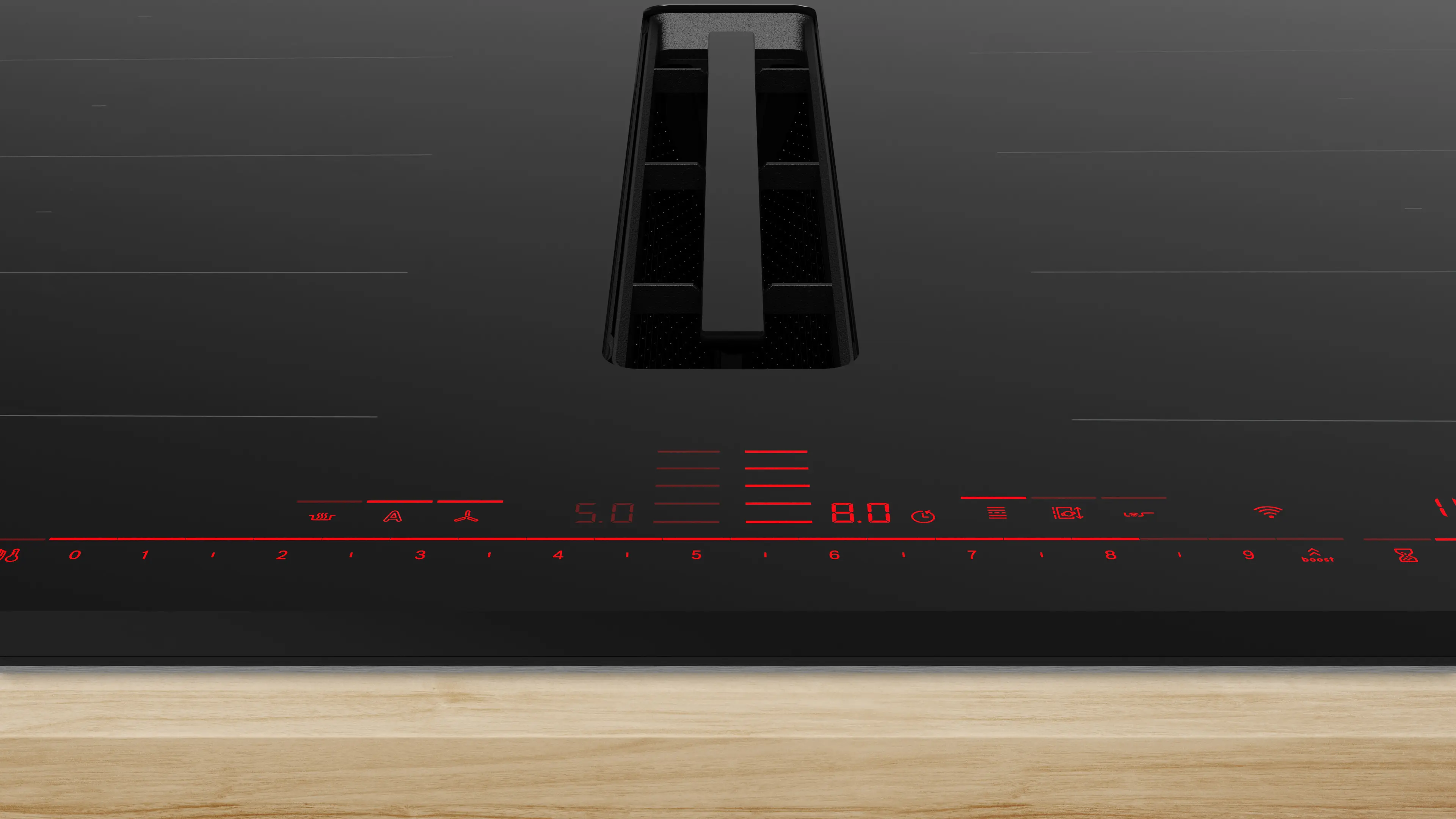 Series 8 Induction hob with integrated ventilation system 80 cm surface mount with frame PXX875D67E - Image 3