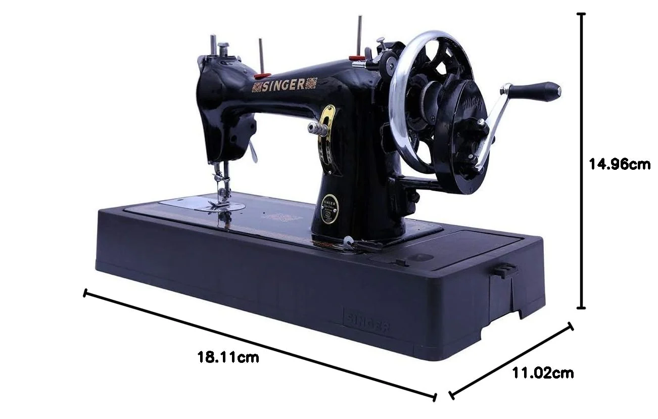 Singer Tailor Deluxe Handheld Sewing Machine (Complete with Base & Cover,Black) - Image 2