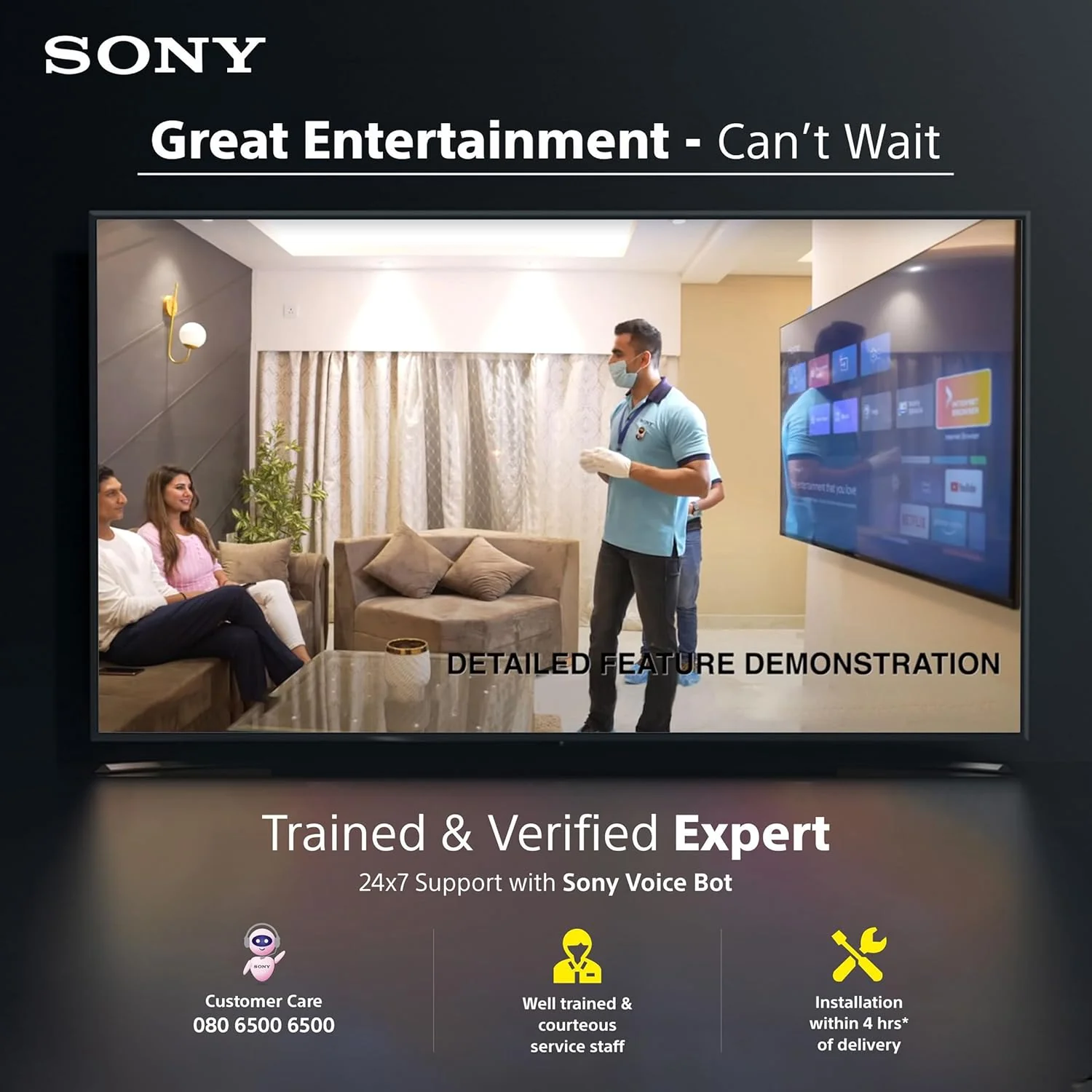 Sony 189 cm (75 inches) BRAVIA 2M2 Series 4K Ultra HD Smart LED Google TV K-75S25M2 - Image 16