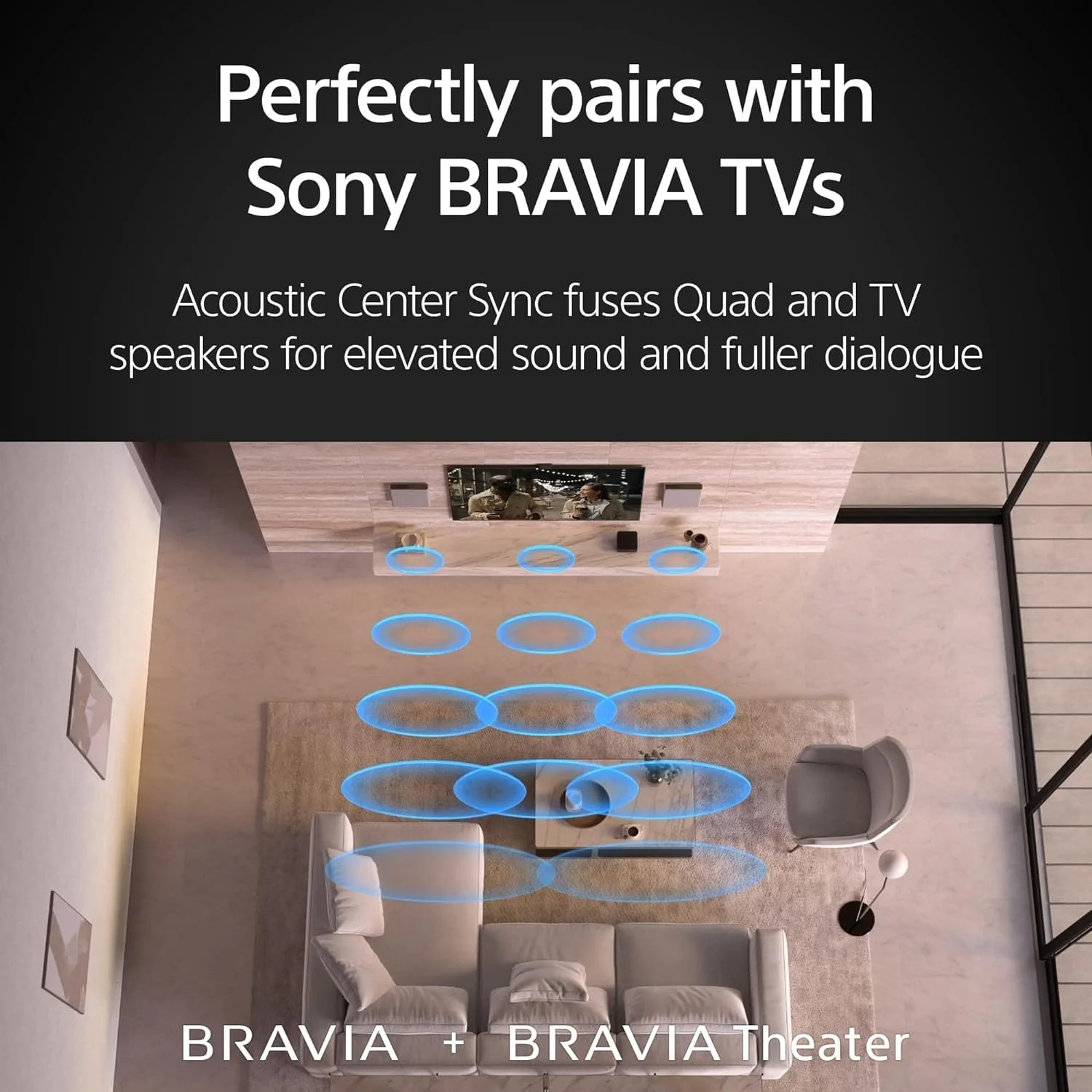 Sony Bravia Theatre Quad (HT-A9M2) Premium Soundbar System with 360 SSM, Wireless Multi Dimensional Surround Sound (IMAX, Dolby Atmos/DTSx,360 RA, Voice Zoom3, 8K/4K HDR), Grey - Image 9