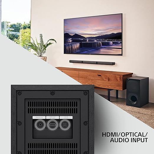 Sony HT-S40R Real 5.1ch Dolby Audio Soundbar for TV with Subwoofer &amp; Wireless Rear Speakers, 5.1ch Home Theatre System (600W, Bluetooth &amp; USB Connectivity, HDMI &amp; Optical Connectivity, Sound Mode) (Open Box / Without Box) - Image 4