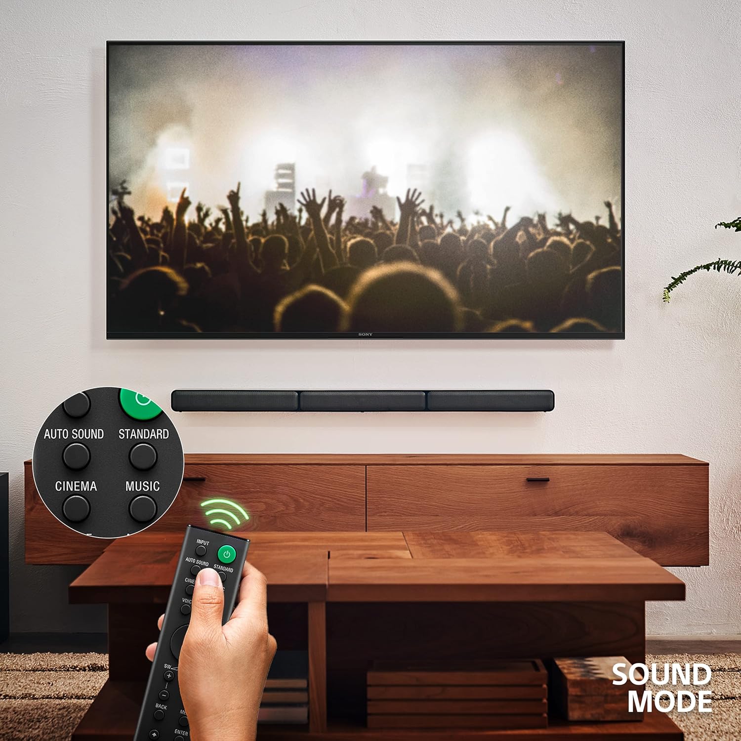 Sony HT-S40R Real 5.1ch Dolby Audio Soundbar for TV with Subwoofer &amp; Wireless Rear Speakers, 5.1ch Home Theatre System (600W, Bluetooth &amp; USB Connectivity, HDMI &amp; Optical Connectivity, Sound Mode) (Open Box / Without Box) - Image 7