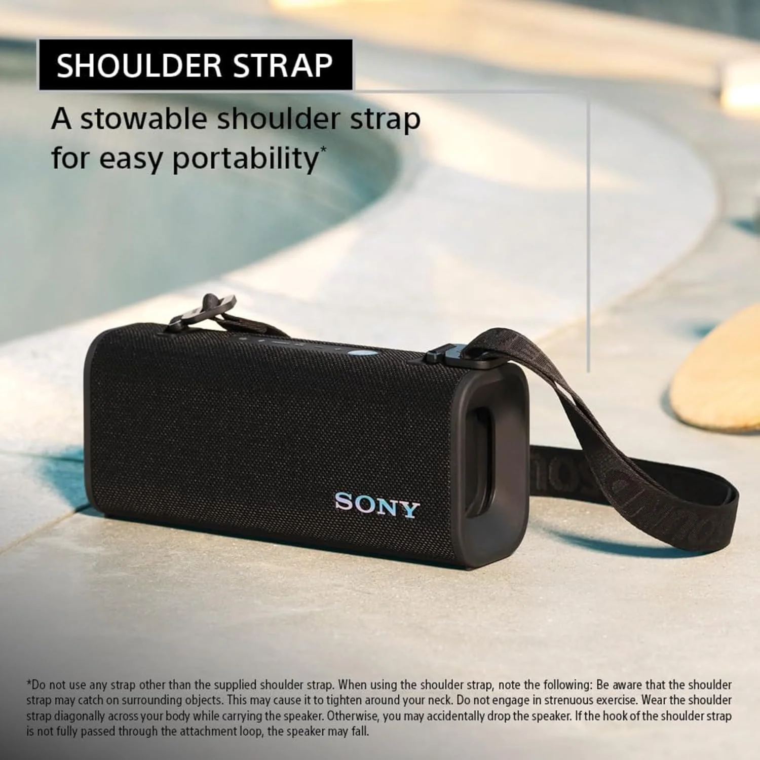 Sony New ULT Field 3 with Massive Bass| 24hr Playtime| Hands Free Calling(with Mic),IP67 (Waterproof,Dustproof,Rustproof),Shoulder Strap,Quick Charge,Wireless Bluetooth Speaker(SRS-ULT30)-Black - Image 5