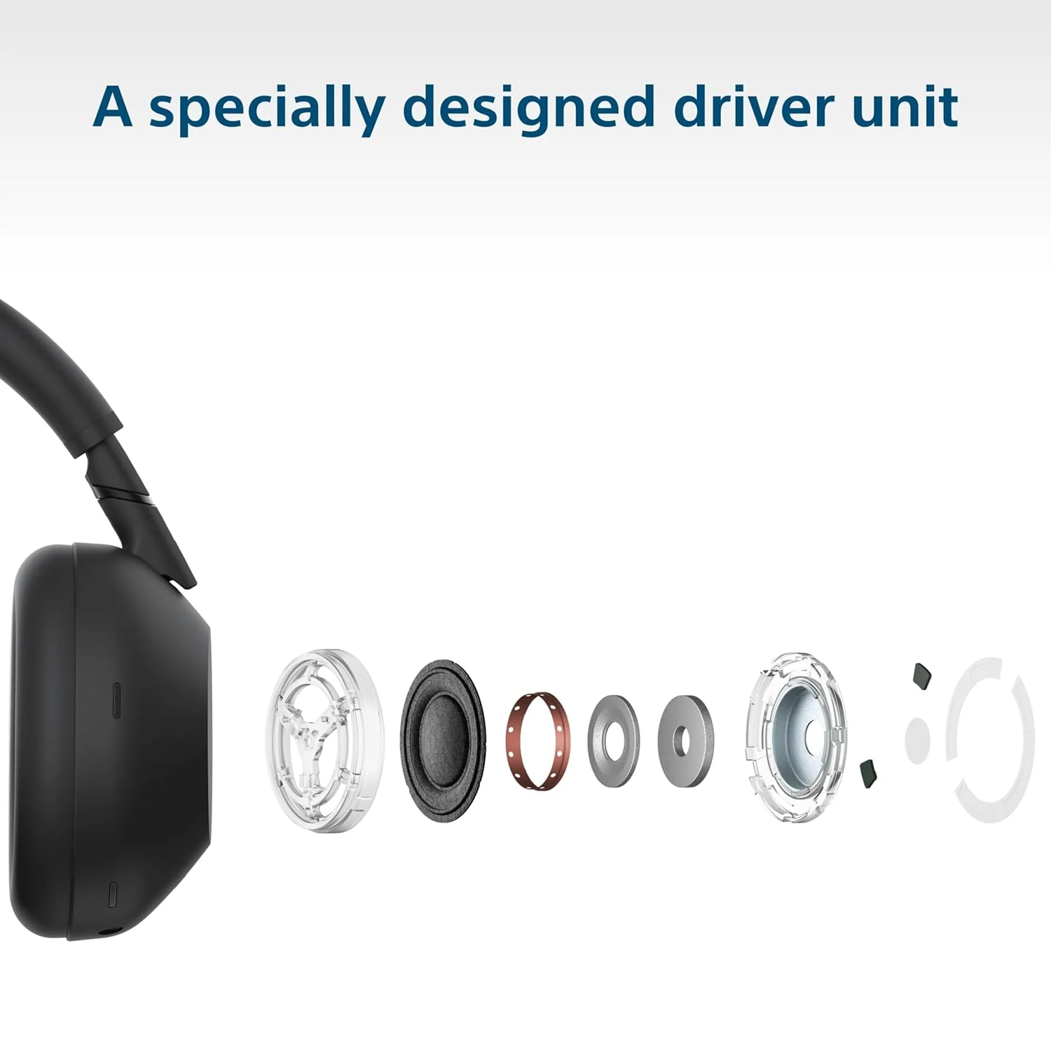 Sony WH-1000XM6 The Best Wireless Noise Canceling Headphones, HD NC Processor QN3, 12 Microphones, Adaptive NC Optimizer, Mastered by Engineers, Studio-Quality- Black - Image 4