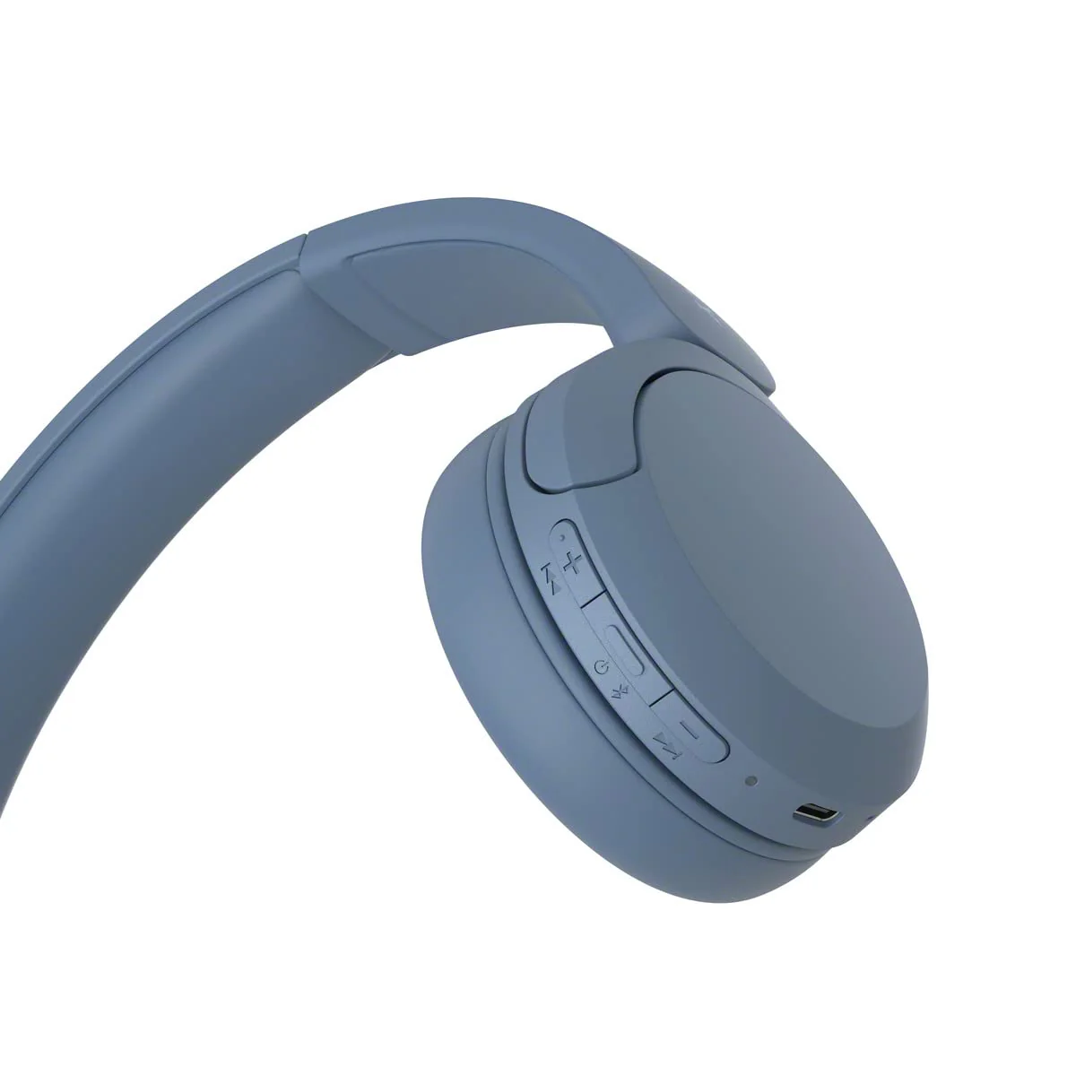 Sony WH-CH520 Wireless Bluetooth Headphones On Ear with Mic, Up to 50Hrs Battery, Quick Charge, DSEE Upscale, Multipoint Connectivity, Voice Assistant, Customized EQ-Blue - Image 3