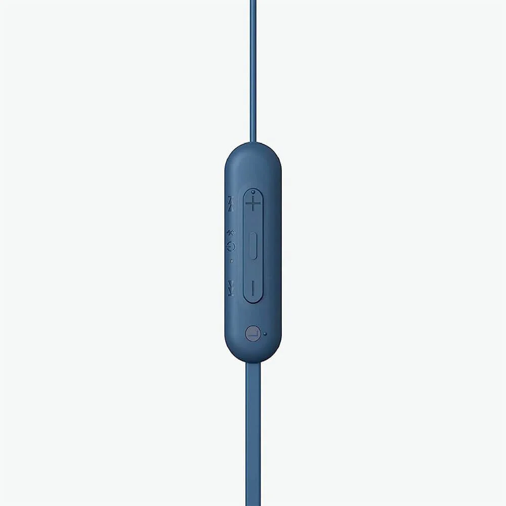 Sony WI-C100 Wireless Headphones with Customizable Equalizer for Deep Bass &amp; 25 Hrs Battery, DSEE-Upscale, Splash Proof, 360RA, Fast Pair, in-Ear Bluetooth Headset with mic for Phone Calls (Black) - Image 3