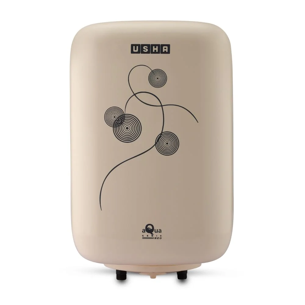 Usha Aquagenie Neo 15 Litre Storage Water Heater with Free Installation (Ivory)