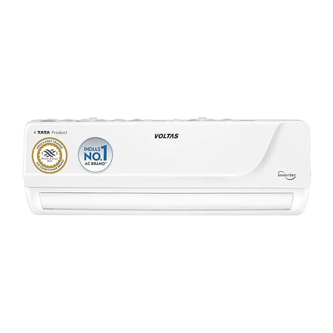 Voltas 1.5 Ton, 3 Star, Hot &amp; Cold Inverter Split AC (Copper, 4-in-1 Adjustable Cooling, Anti-dust Filter, 2024 Model, 183VH VECTRA PLATINA, White)