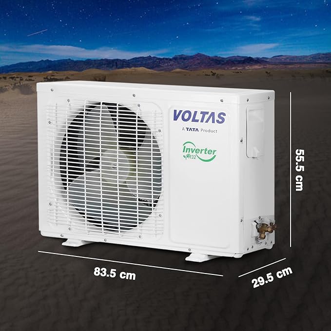 Voltas 1.5 Ton 5 Star Inverter Split AC (Copper, 4-in-1 Adjustable Mode, Anti-dust Filter,185V Vectra Elite, White) - Image 3
