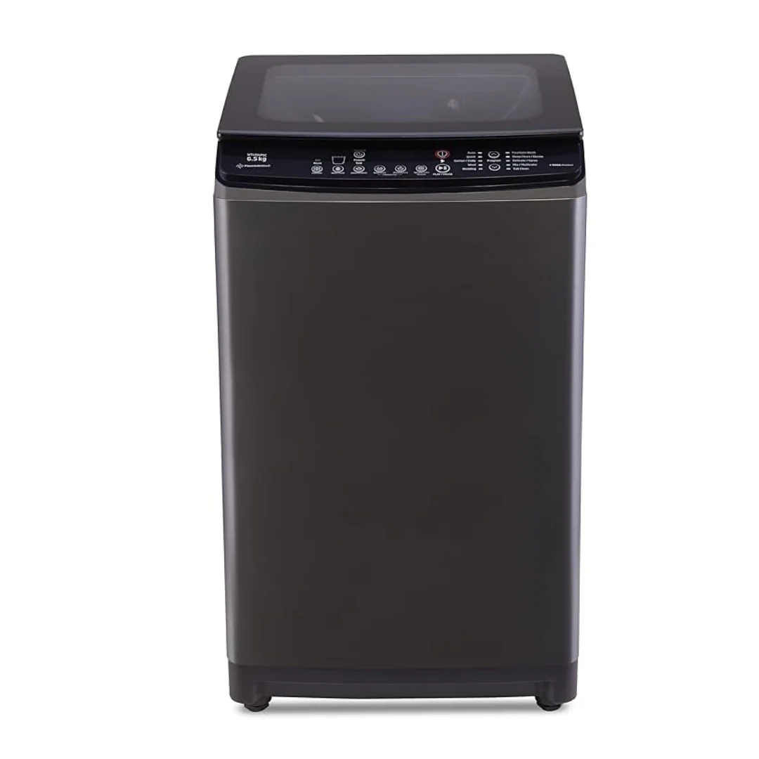 Voltas Beko 6.5 Kg, 5 Star Fully Automatic Top Load Washing Machine (WTL65UPSC, Grey),Fountain Wash