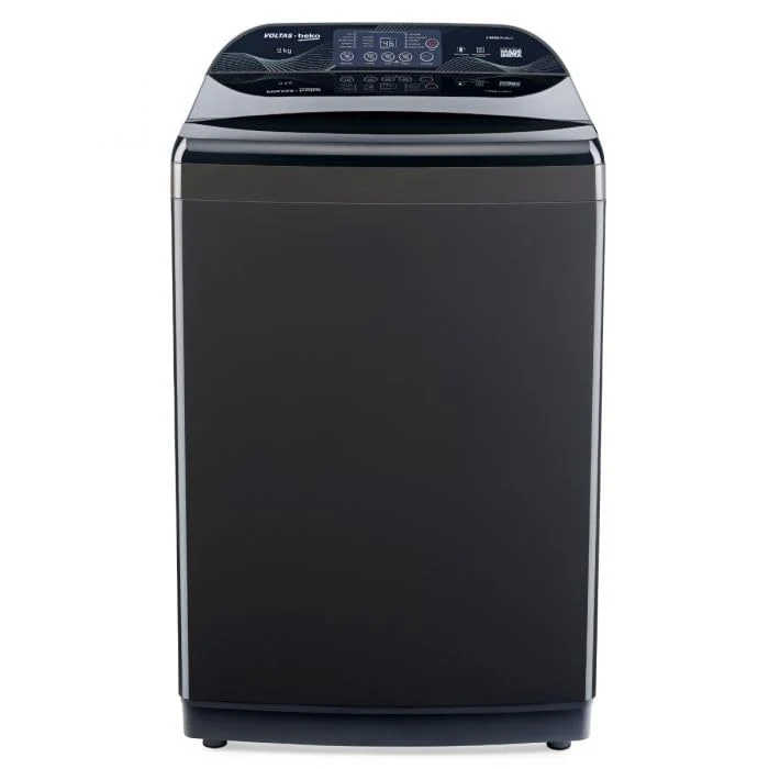 Voltas Beko 9 Kg, 5-Star, Fully Automatic Top Load Washing Machine (WTL9006UEAH/DPB0HD, Dark Grey)