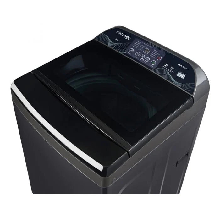 Voltas Beko 9 Kg, 5-Star, Fully Automatic Top Load Washing Machine (WTL9006UEAH/DPB0HD, Dark Grey) - Image 3