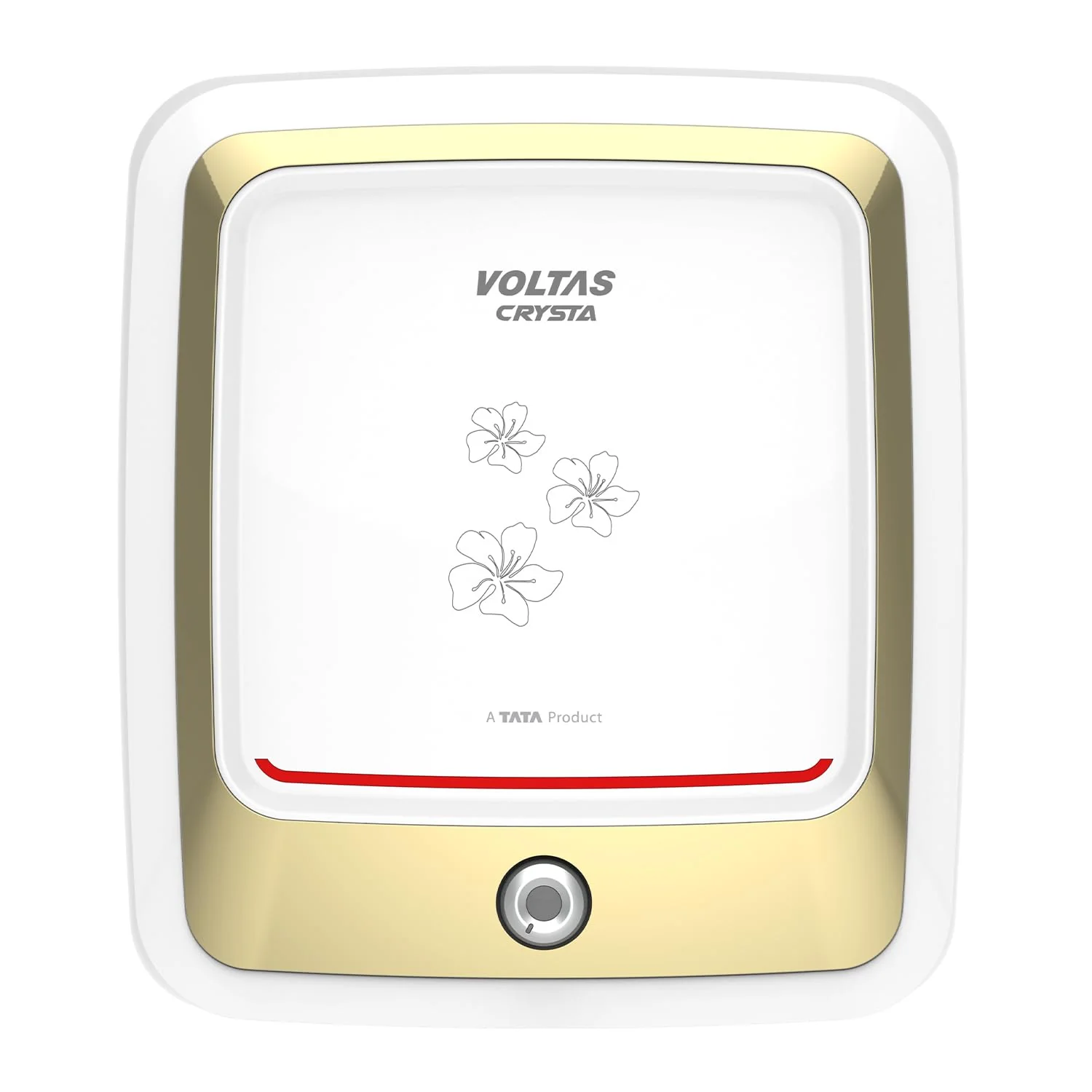 Voltas Crysta 15 L 5 Star Vertical Mounting 2000W Water Heater (Copper, 2023 Model, Crysta 155SPBWT, White)
