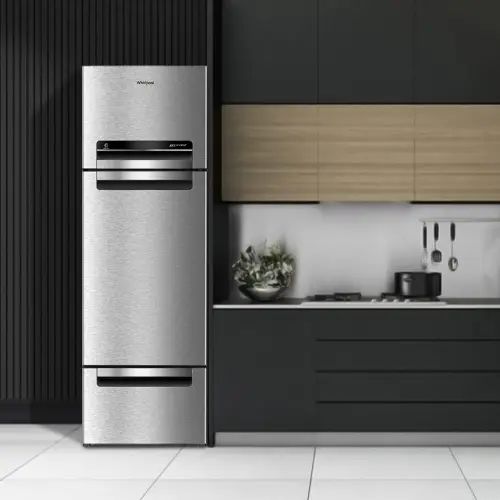Whirlpool 228 Liters Energy Efficient Frost Free Three Door Refrigerator with 32L Large Vegetable Storage (FP 283D Protton Roy, Alpha Steel) - Image 5