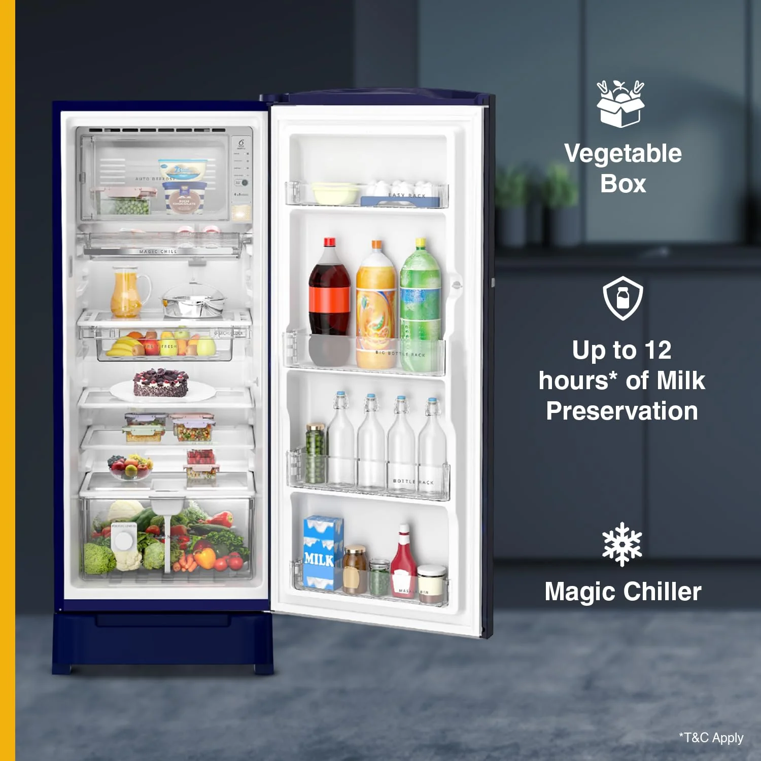 Whirlpool 236 L 5 Star Frost Free Inverter Direct-Cool Single Door Refrigerator (260 IMPRO PLUS ROY 5S INV BLUE BREEZE-Z) - Image 2