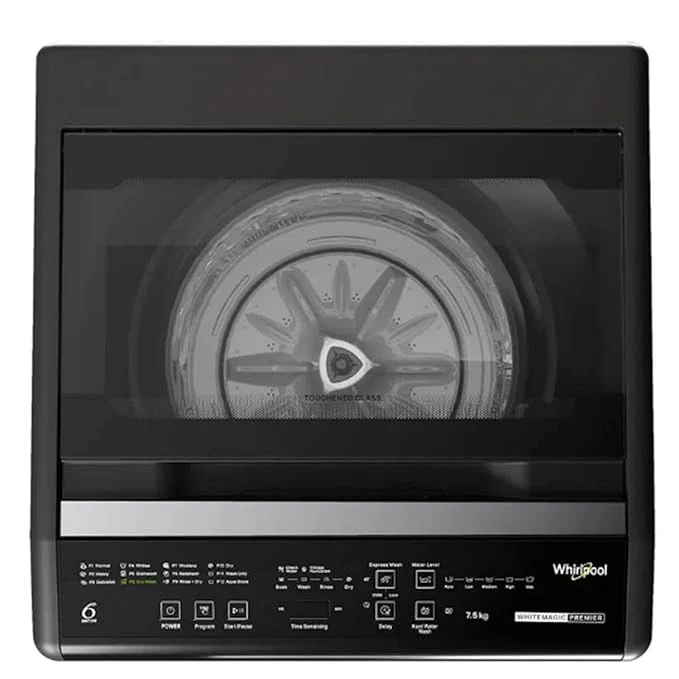 WHIRLPOOL 7.5 Kg 5 Star In-Built Heater Fully Automatic Top Load Washing Machine(Whitemagic Premier GenX 7.5kg 10YMW, GREY) - Image 4